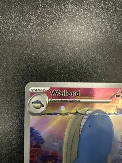 Pokemon TCG Wailord Special Illustration Rare Card Journey Together 162/159 - Image 2