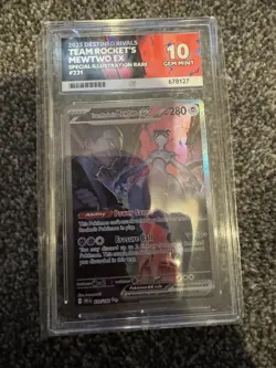 team rockets mewtwo ex 231/182 ace 10 - Image 1
