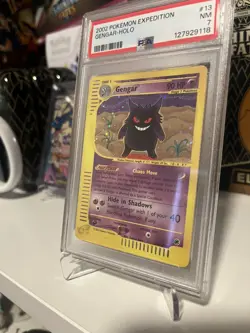 2002 Gengar Pokemon Expedition Holo PSA - Image 2