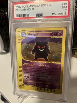 2002 Gengar Pokemon Expedition Holo PSA - Image 4