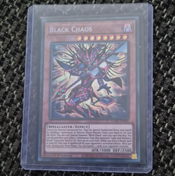 Yu-Gi-Oh! Konami Black Chaos Secret Rare Holo Foil 1st Ed CORI-EN001 - Image 1