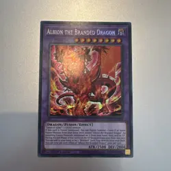 Yu-Gi-Oh Albion the Branded Dragon Secret Rare Card MP22-EN076 1st Edition - Image 1