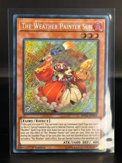 The Weather Painter Sun SPWA-EN032 Secret Rare 1st Edition - Yugioh - 44 - Image 1