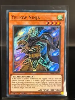 Yellow Ninja - SHVA-EN012 - Super Rare - Yu-Gi-Oh - 1st Edition - 44 - Image 1