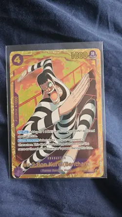 MR.2.BON.KUREI (Bentham) SEC English Art One Piece TCG Card EB01-061 - Image 1