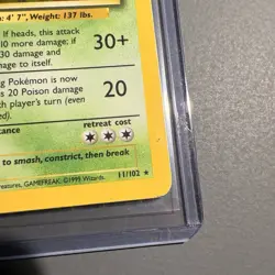 Pokemon Nidoking Holo 11/102 from Base Set Unlimited in Hp- condition! - Image 2