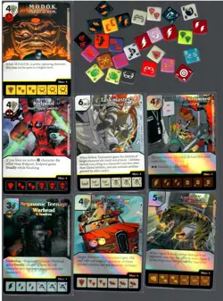 Lot of 115+ Wiz Kids Dice Masters Deadpool Cards and Dice - w/Rares/Foil/Unc++ - Image 2