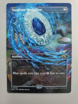 MTG Sapphire Medallion Modern Horizons 3 0349 Borderless Rare - Image 1