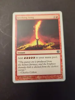 Seething Song 9th Regular Instant Add 5 Red Mana - Image 1