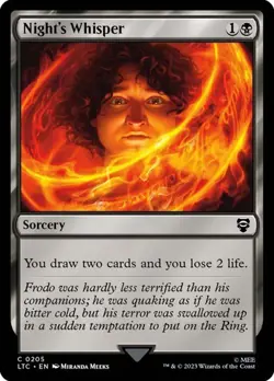MTG - Night's Whisper - Lord of the Rings - Magic the Gathering - Image 1