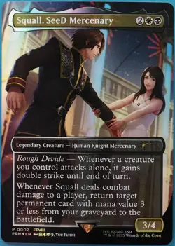 Squall, SeeD Mercenary (Standard Showdown Promo) FOIL MINT MAGIC CARD (515742) - Image 1