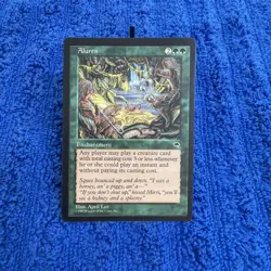 MTG Aluren Tempest Regular Rare Enchantment Green English 1997 LP - Image 1