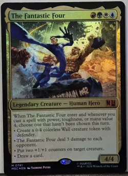 Magic: The Gathering The Fantastic Four 741 FOIL Commander: Marvel Super Heroes - Image 1