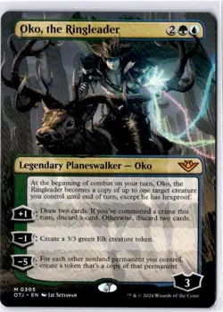 Oko, the Ringleader (Borderless) Outlaws of Thunder Junction Regular NM M 0305 - Image 1