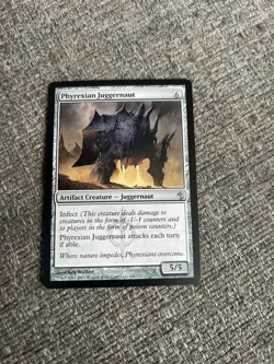 1x MTG Magic The Gathering TCG Phyrexian Juggernaut - Mirrodin Besieged - Image 1