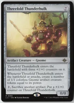 Threefold Thunderhulk (265) - Normal - The Lost Caverns of Ixalan (LCI) - NM - Image 1