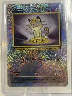 Meowth 53/110 Legendary Collection Reverse Holo Uncommon 50 HP Card 2002 Pokemon - Image 1