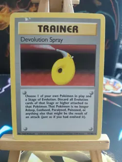 Pokemon TCG Devolution Spray Trainer Card Base Set, Regular Rare Card 72/102 - Image 1