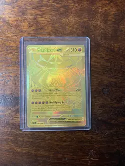 Mega Ex Gold Zygarde Full Art Ultra Rare #124 Pokemon Pack Fresh Mint - Image 1