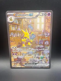 Pokemon Alakazam ex Special Illustration Rare 201/165 Scarlet & Violet 151 NM - Image 2