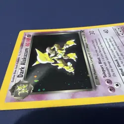 Dark Alakazam 2000 Pokemon Team Rocket #1/82 Holo TCG Lp/NM - Image 3