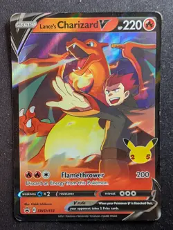 Lance's Charizard V - SWSH133 - Black Star Promo (Pokemon) MP - Image 1