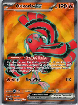 Pokemon TCG Oricorio ex 110/94 Phantasmal Flames Holo NM - Image 1