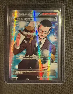 Pokemon TCG Battle Reporter 109/111 XY:Furious Fists Full Art Ultra Rare Holo - Image 1