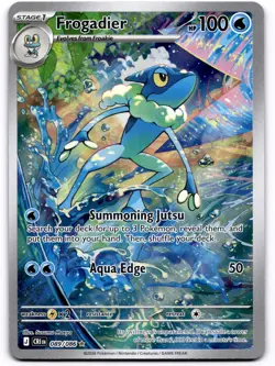 Frogadier 089/086 Chaos Rising Illustration Rare Holo Near Mint Pokemon - Image 1