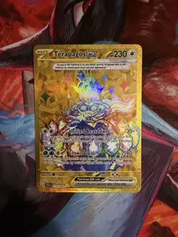Terapagos ex 173/142 - Pokemon Stellar Crown Gold Rare NM - Image 1