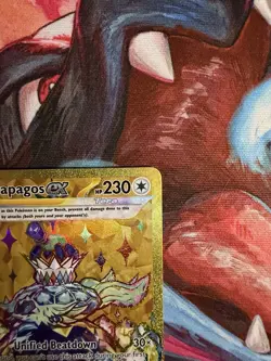 Terapagos ex 173/142 - Pokemon Stellar Crown Gold Rare NM - Image 3