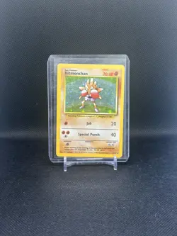 Hitmonchan 7/102 Holo Rare Base Set Unlimited Pokemon - HP - Image 5