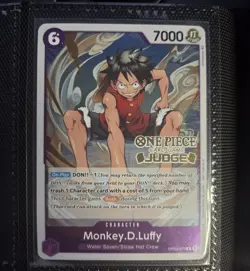 Monkey D. Luffy Op03-070 Judge Stamp Promo One Piece Foil - Image 1