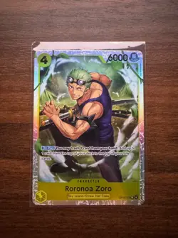 Roronoa Zoro OP15-113 Super Rare Adventure on Kami's Island One Piece Foil NM - Image 2