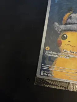 Pokemon Pikachu Van Gogh SVP EN-SV 085 Sealed Promo Card with Grey Felt Hat - Image 5