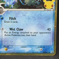 Black Star Promo Mimikyu (Delta Species) SWSH136 Sword & Shield: Celebrations - Image 4