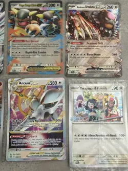 8 x Pokemon TCG Jumbo Cards Bundle Mewtwo Victini Arceus Lugia Etc - Image 2