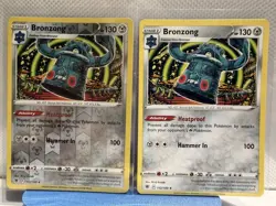 Bronzong 112/189 Reverse Holo & Rare Astral Radiance Pokemon Cards LP - Image 1