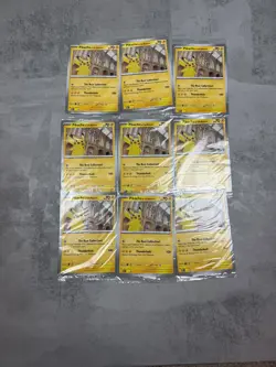 9X Pokemon | Pikachu At The Museum - Jumbo Promo cards - *Brand New & Sealed* - Image 1
