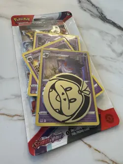 Pokemon TCG Scarlet & Violet 1-Pack Blister 3 Promo Cards & Coin - Gengar - Image 2