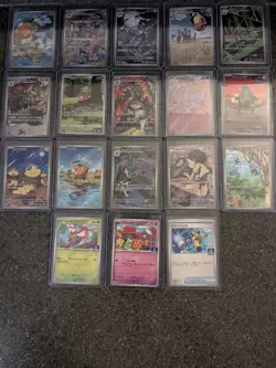 collection of Japanese Full art Pokemon cards. 18 Card Lot - Image 1
