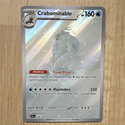 Pokemon TCG Crabominable 149/142 Misc Cards & Products Illus Rare Holo Eng 160HP - Image 1