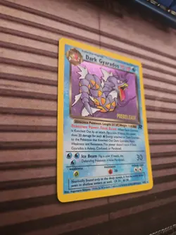 Pokemon Dark Gyarados TCG Team Rocket Prerelease Card 8/82 Holo - Image 3