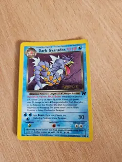Pokemon Dark Gyarados TCG Team Rocket Prerelease Card 8/82 Holo NM - Image 1