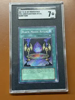 Black Magic Ritual #PP01-EN002 Secret Rare Yu-Gi-Oh Yugioh SGC 7 Holo Card MW - Image 1