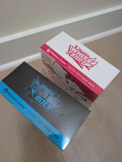 Black Bolt and White Flare POKEMON CENTER ETB Elite Trainer Box SEALED SET - Image 5