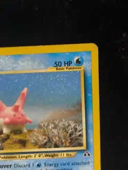 Pokemon TCG Corsola 37/75 Neo Discovery Uncommon Card MP Condition - Image 3