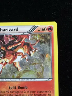 Pokemon Charizard 19/113 Legendary Treasures Holo Card Rare LP - Image 3