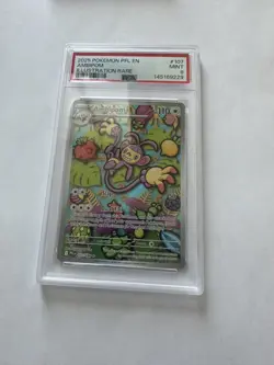 2025 POKEMON PFL EN-PHANTASMAL FLAMES ILLUSTRATION RARE #107 AMBIPOM PSA 9 - Image 1