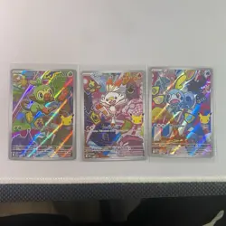 Pokemon ME Promo First Partner Series 2 Grookey, Scorbunny, Sobble Holo lot - Image 1